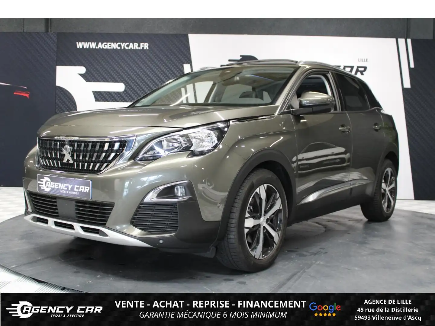 Peugeot 3008 1.5 BlueHDi S\u0026S 130 GT Line Toit Ouvrant Panoramique Grau - 1