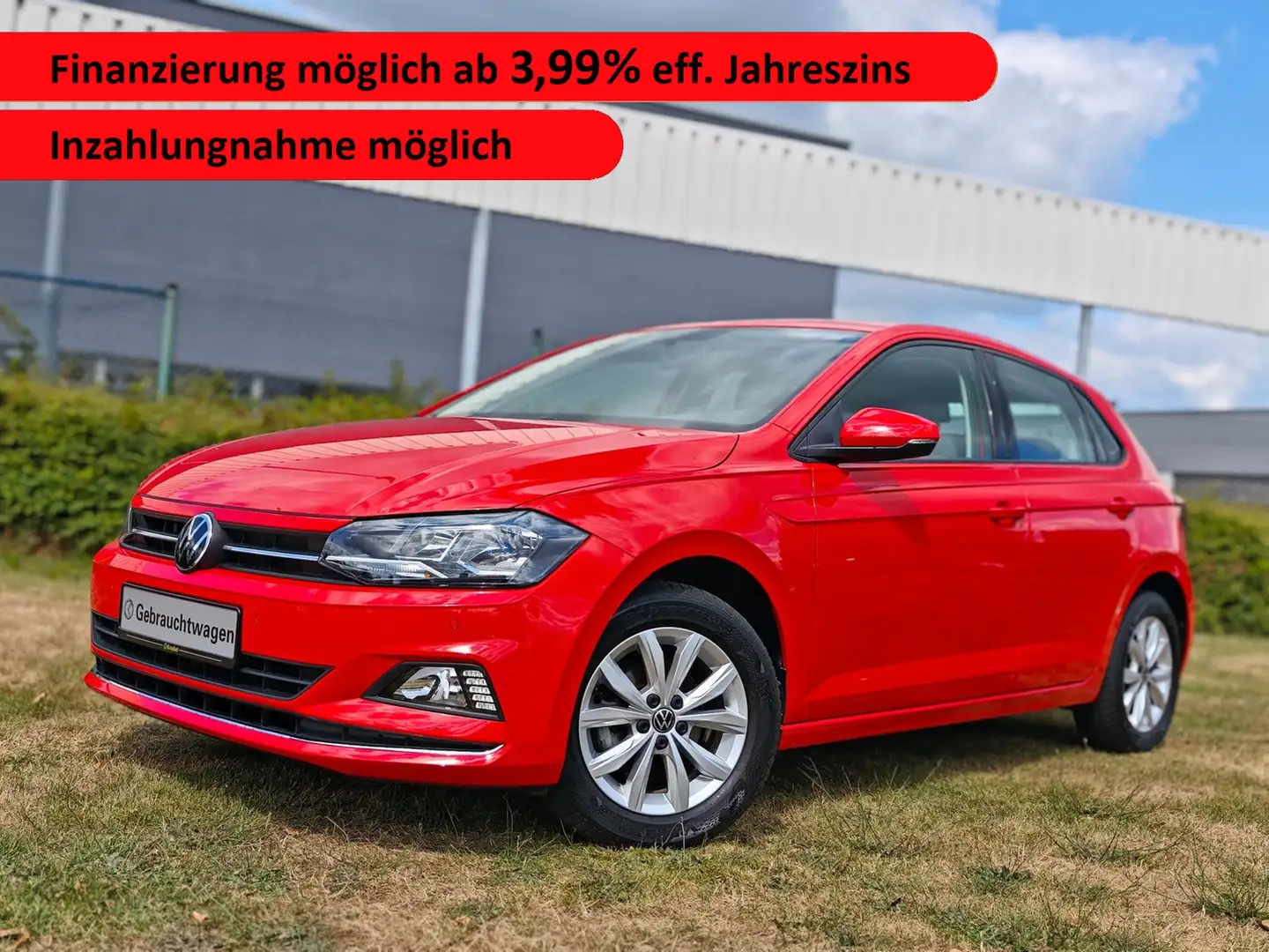 Volkswagen Polo Highline 1.0 TSI Klima*Alu*PDC*SHZ* Rojo - 1