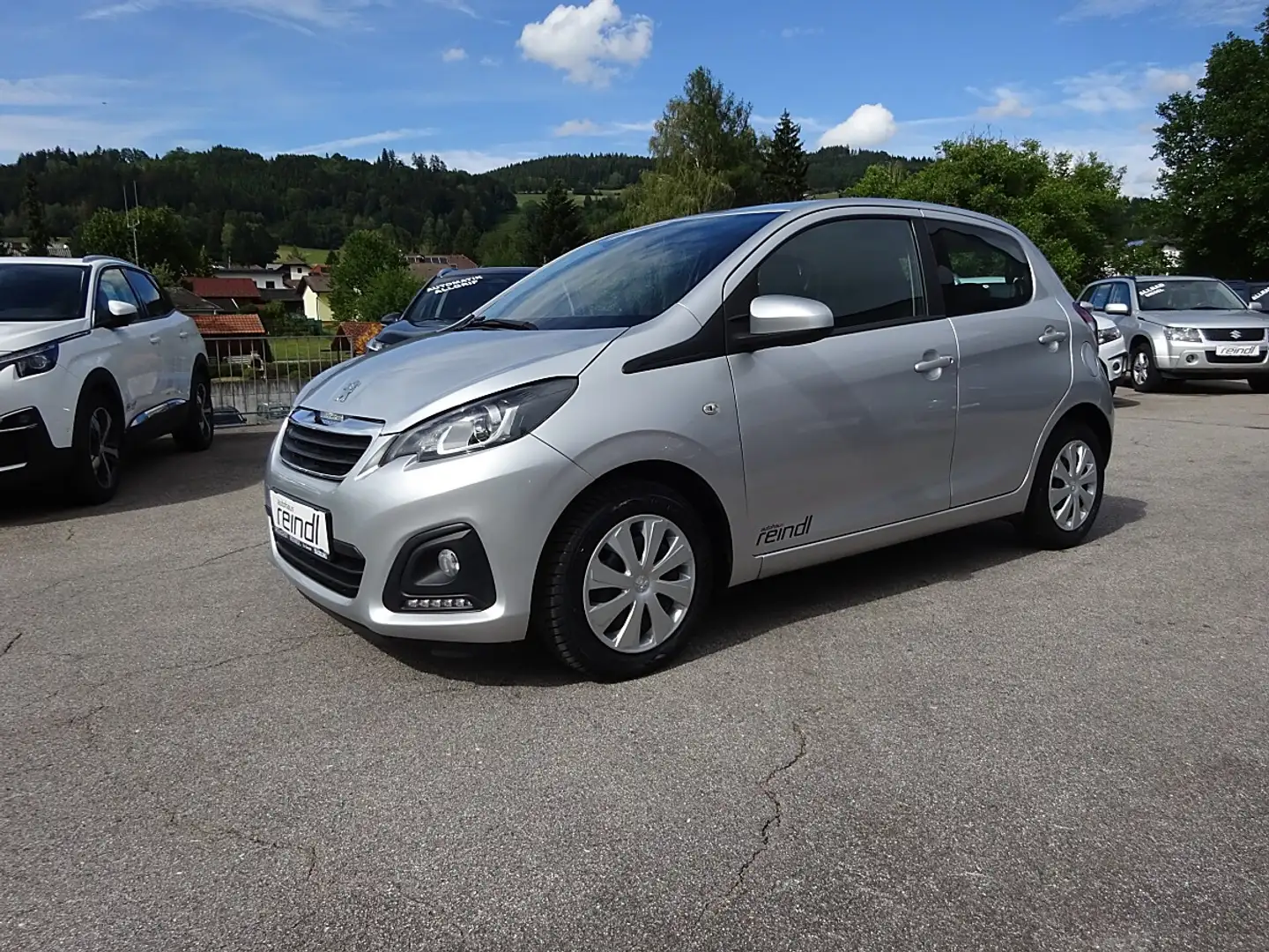 Peugeot 108 1,0 VTi 72 Active, Klima, El.FH-vorne, Funk-ZV.... Silber - 1