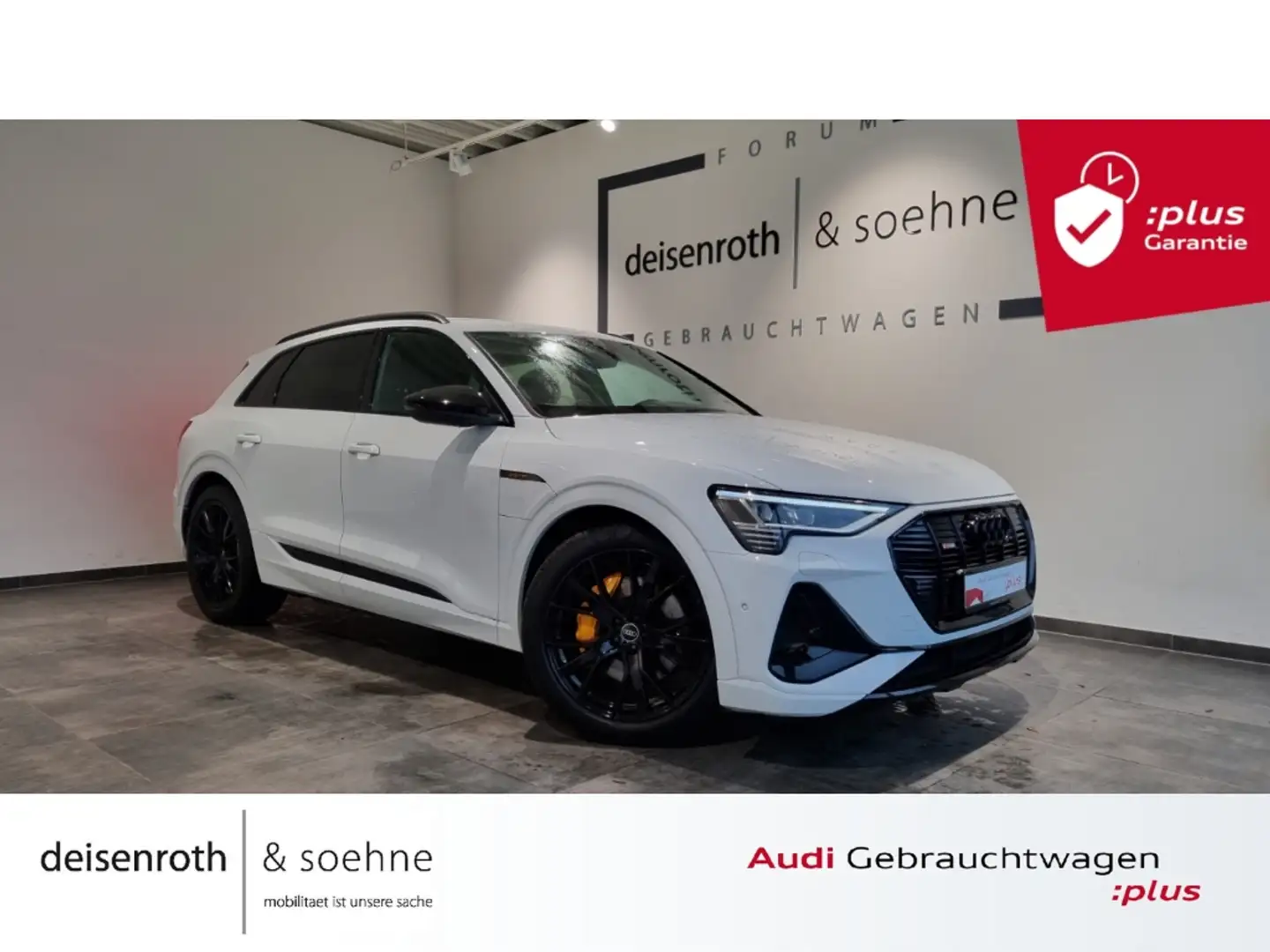 Audi e-tron S line Black 50 quattro AHK/Kam/Nav/21''/SHZ Weiß - 1