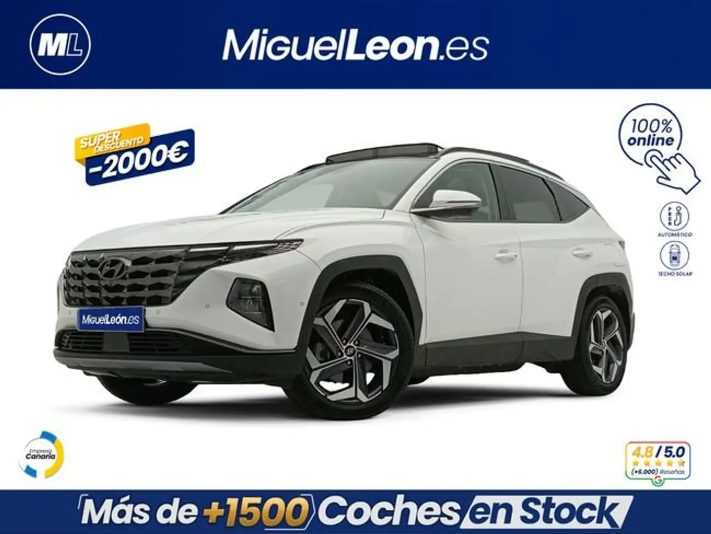Hyundai TUCSON 1.6 TGDI PHEV Style AT Blanco - 1