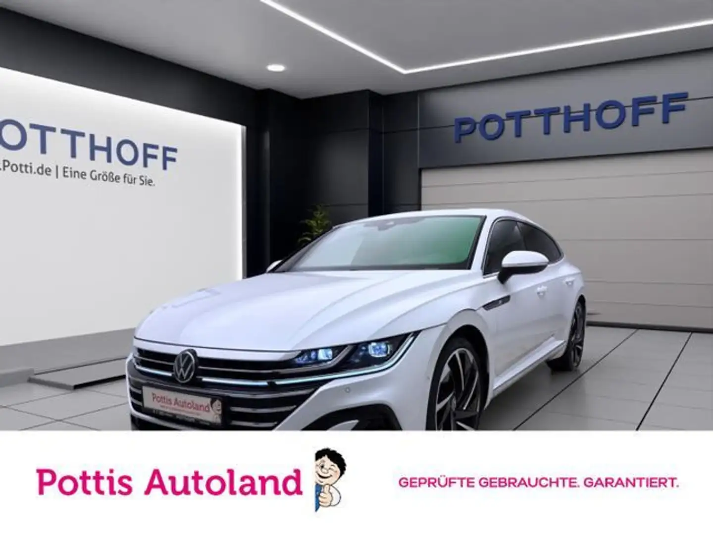 Volkswagen Arteon 2.0 TSI DSG R-LINE AHK NAV Weiß - 1