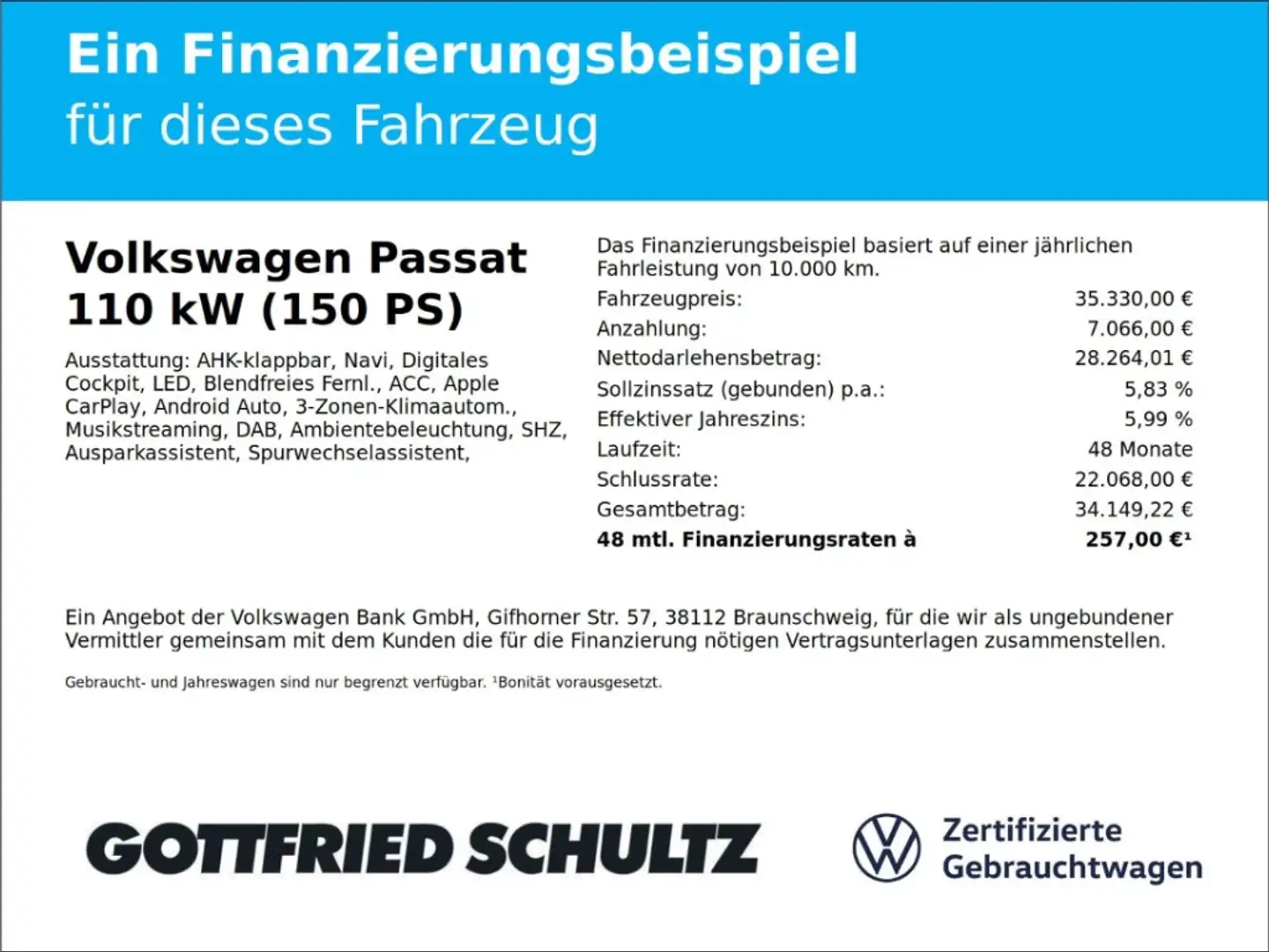 Volkswagen Passat Variant BUISNESS eTSI DSG AHK LED NAVI SITZHZG KAMERA Negru - 2