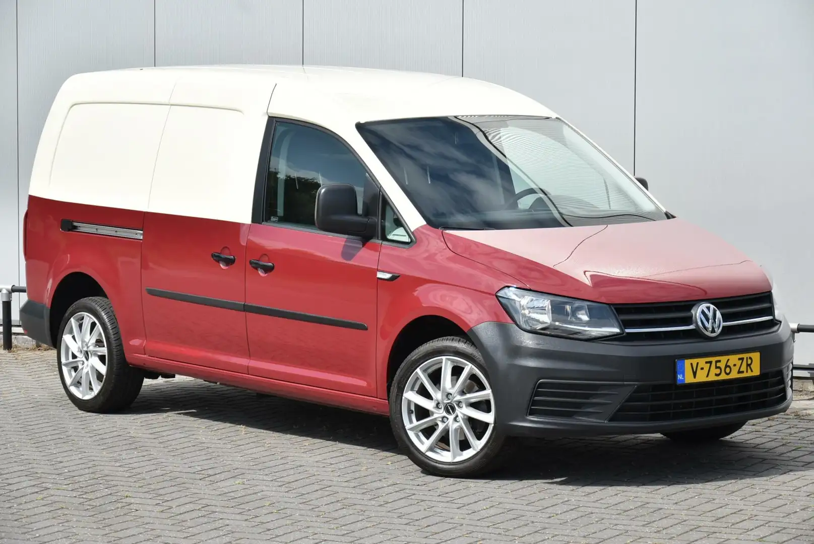 Volkswagen Caddy 2.0 TDI L2H1 Maxi Bott Inrichting Airco E6 Rojo - 1