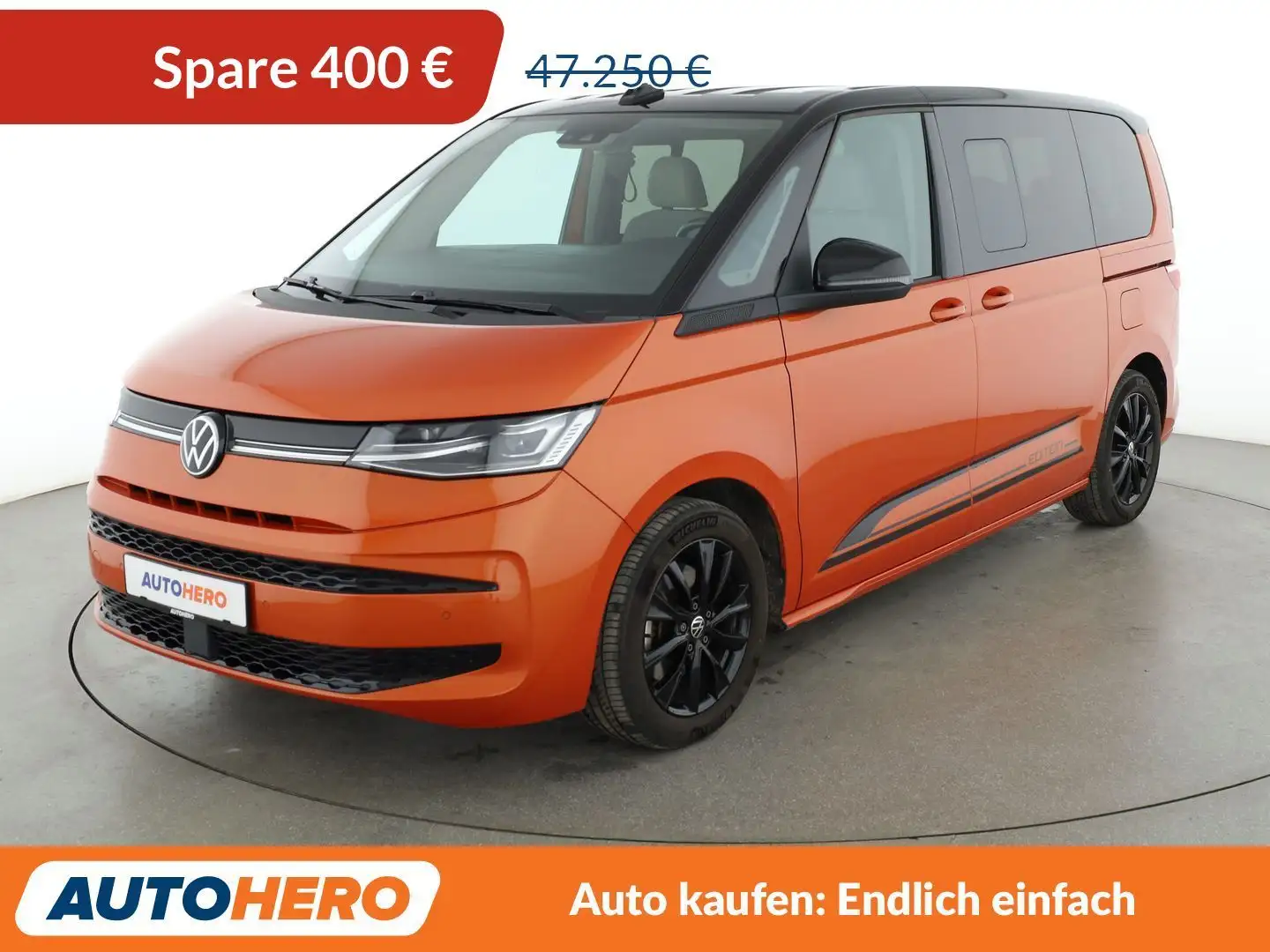 Volkswagen T7 Multivan 2.0 TSI Edition Aut.*LED*ACC*CAM*PDC Orange - 1