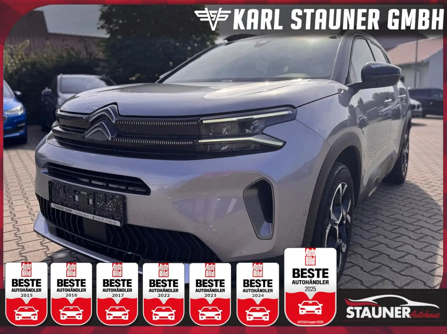 Citroen C5 Aircross Shine ABSTANDSTEMP DAB 360°KAMERA Grau - 1