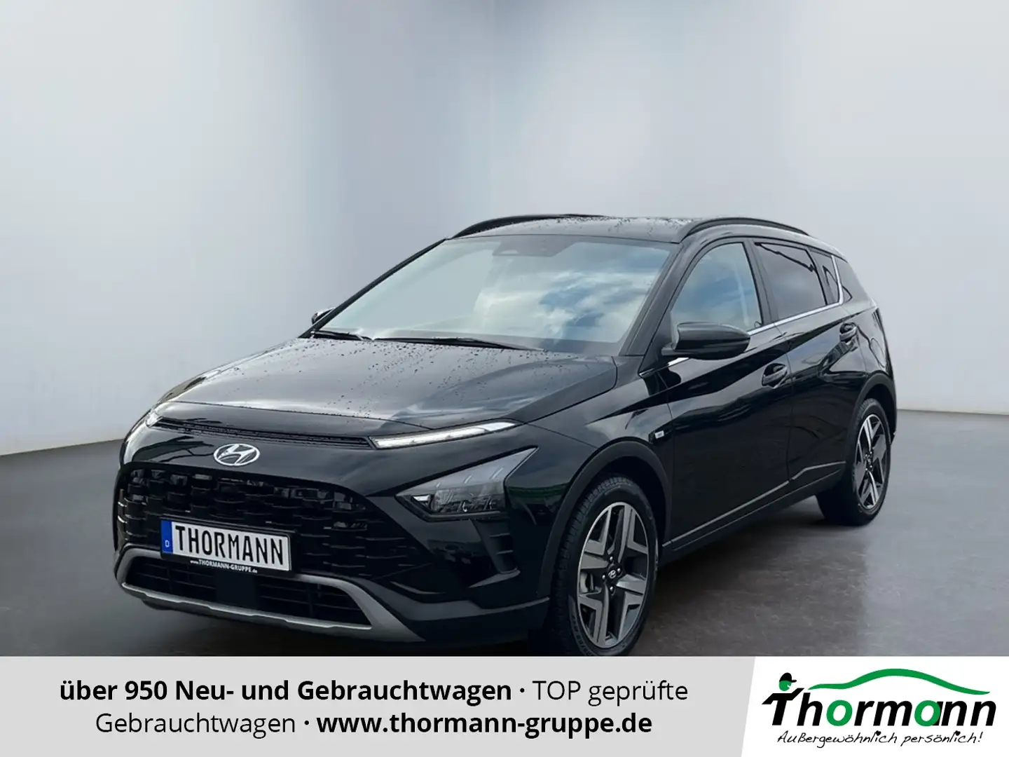 Hyundai BAYON Prime 1.0 T-GDI Matrix 4xSHZ AUT DynLicht Schwarz - 1
