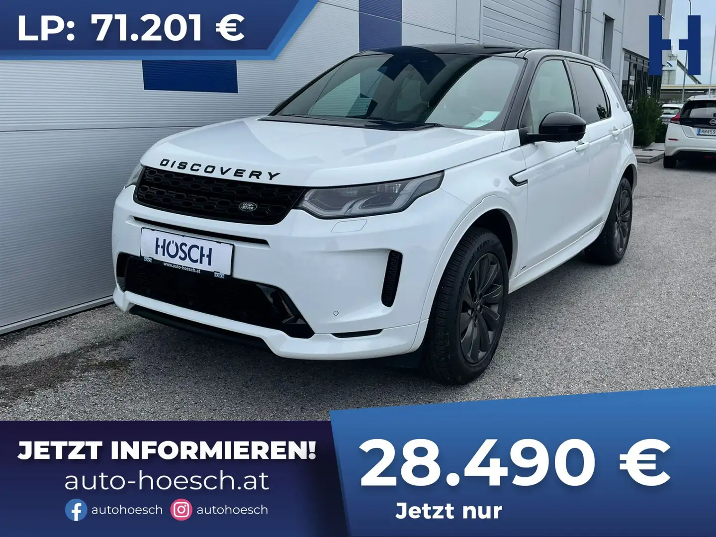 Land Rover Discovery Sport R-Dynamic S 4WD 7-SITZER HEAD-UP BLACK++ Weiß - 1