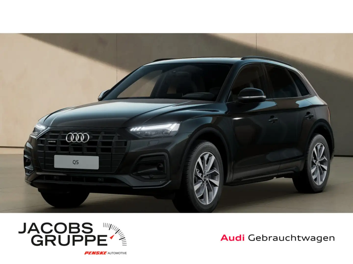 Audi Q5 45 TFSI quattro advanced Pano, Top View, A Schwarz - 1