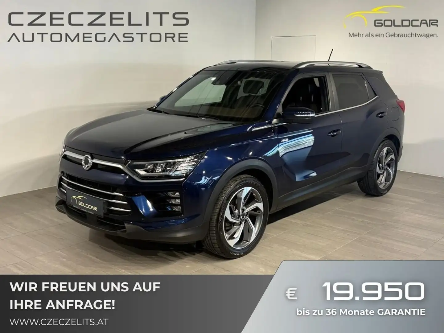 KGM Korando 1,6 4WD Premium Aut. Blau - 1