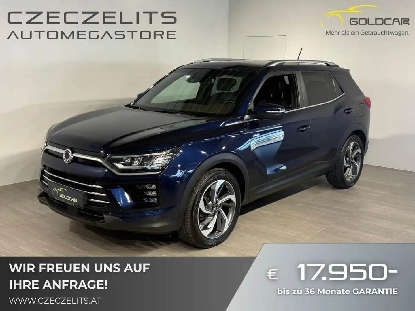 KGM Korando 1,6 4WD Premium Aut. Blau - 1