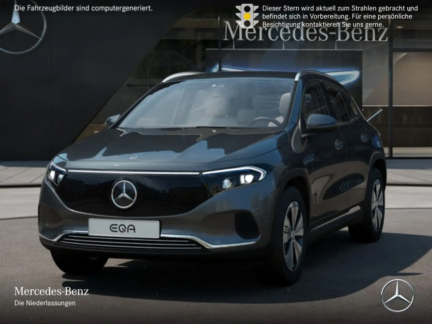 Mercedes-Benz EQA 300 4M PROG+ADVANCED+KAMERA+SPUR Grau - 2