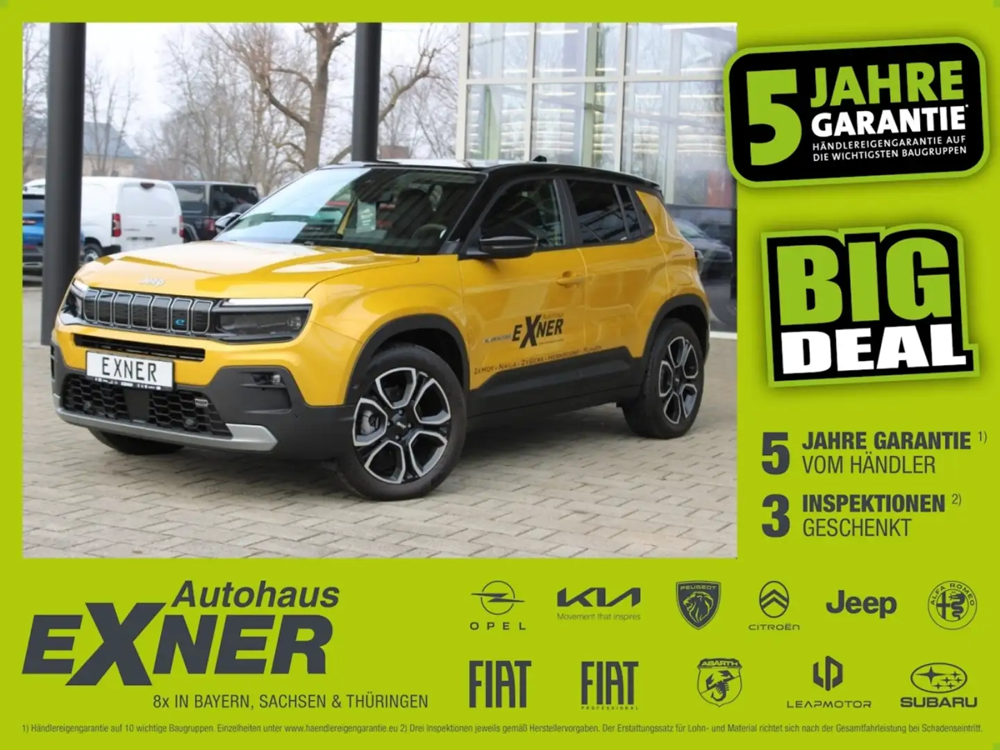 Jeep Avenger Summit ACC, Navi, Sitzheizung, LED Gelb - 1
