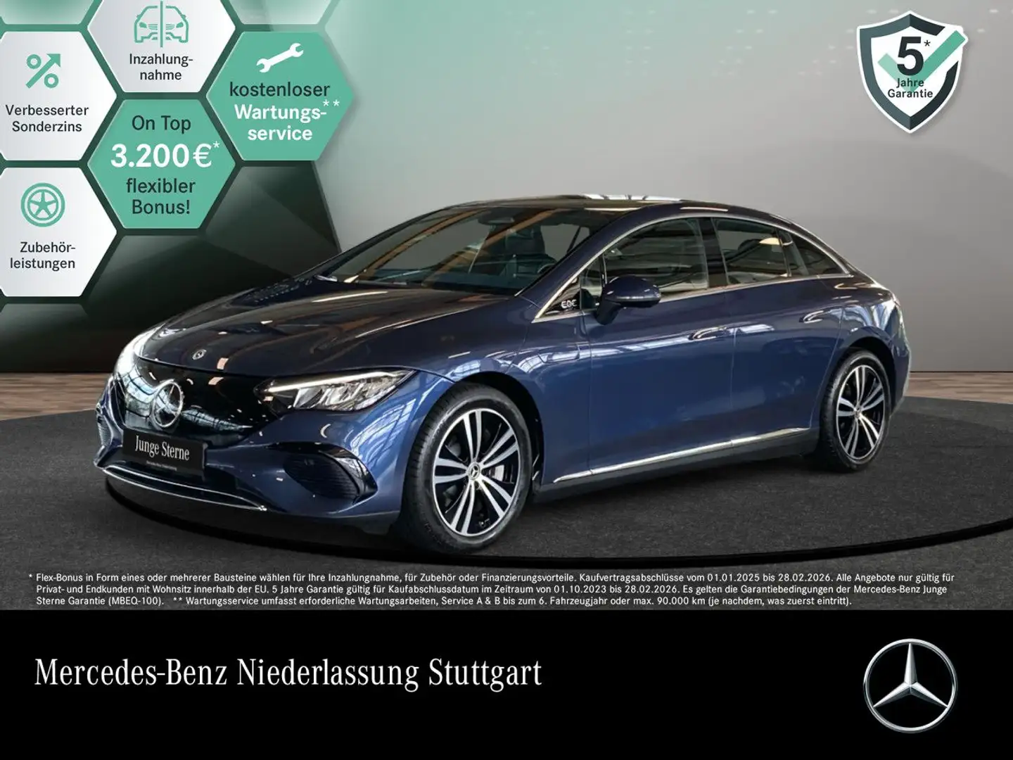 Mercedes-Benz EQE 300 Distr. LED Kamera Spurhalt-Ass Totwinkel Blue - 1