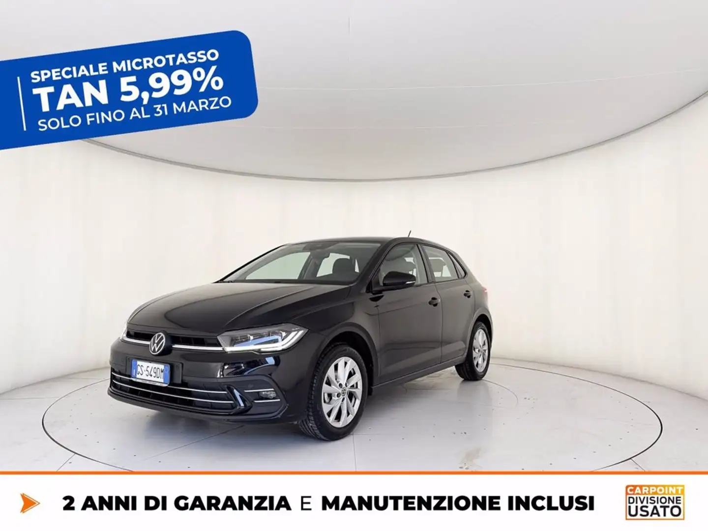 Volkswagen Polo 1.0 tsi style 95cv Schwarz - 1