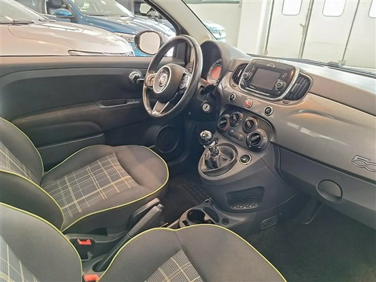 Fiat 500 1.2 Lounge 69cv Gris - 2