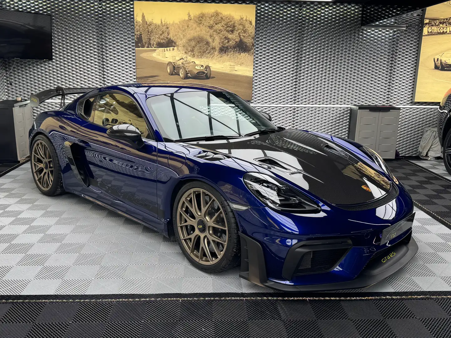 Porsche Cayman 718 Cayman GT4 RS Keramik Magnesium Full PPF Blau - 1