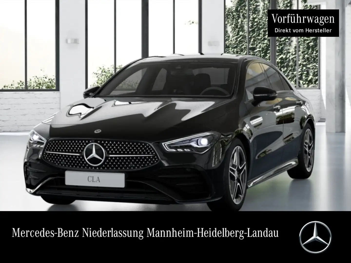 Mercedes-Benz CLA 200 AMG+NIGHT+360°+AHK+LED+TOTW+KEYLESS+7G Noir - 1