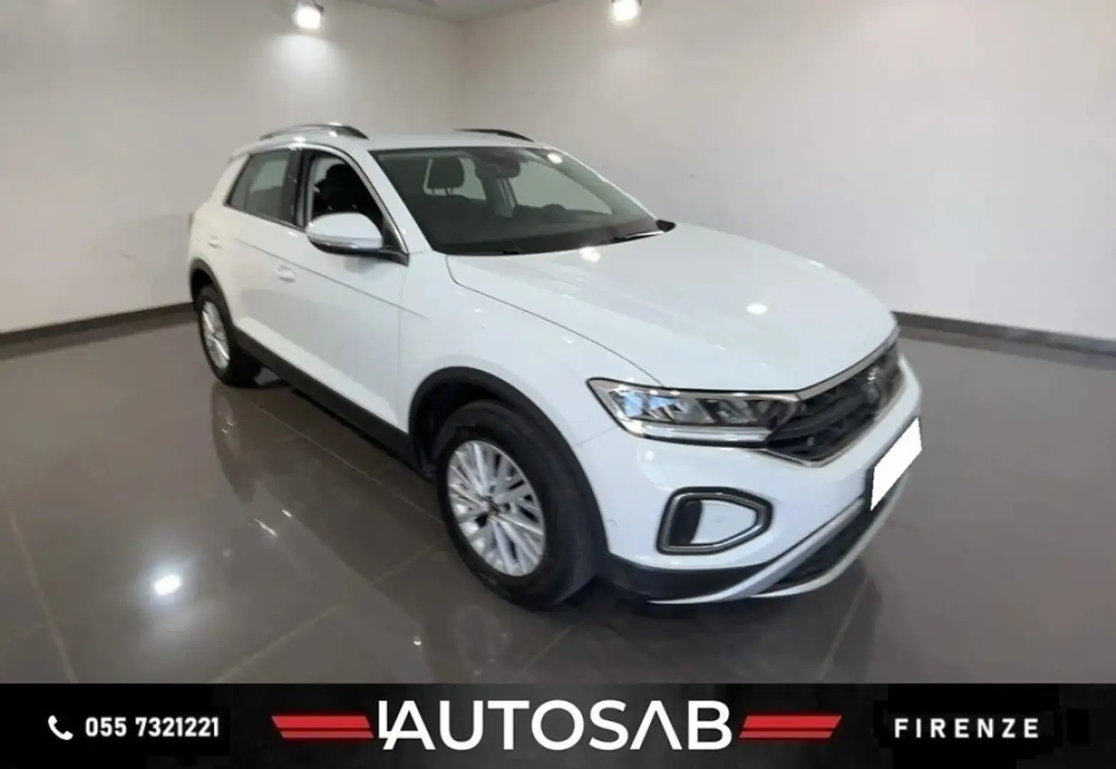 Volkswagen T-Roc 1.0 TSI 110 Cv Life Car Play Aziendale Bianco - 1