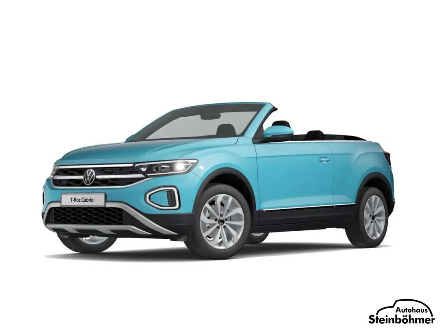 Volkswagen T-Roc Cabriolet Style 1.0TSI TAGESZULASSUNG LED Blau - 2