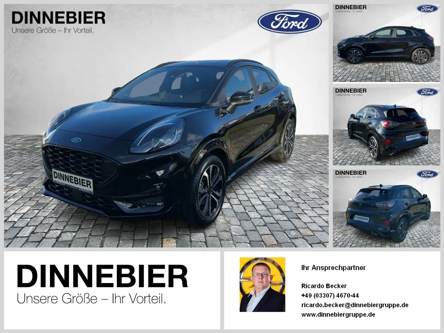 Ford Puma ST-Line X LED+Navi+Kamera+Winterpaket Negro - 1