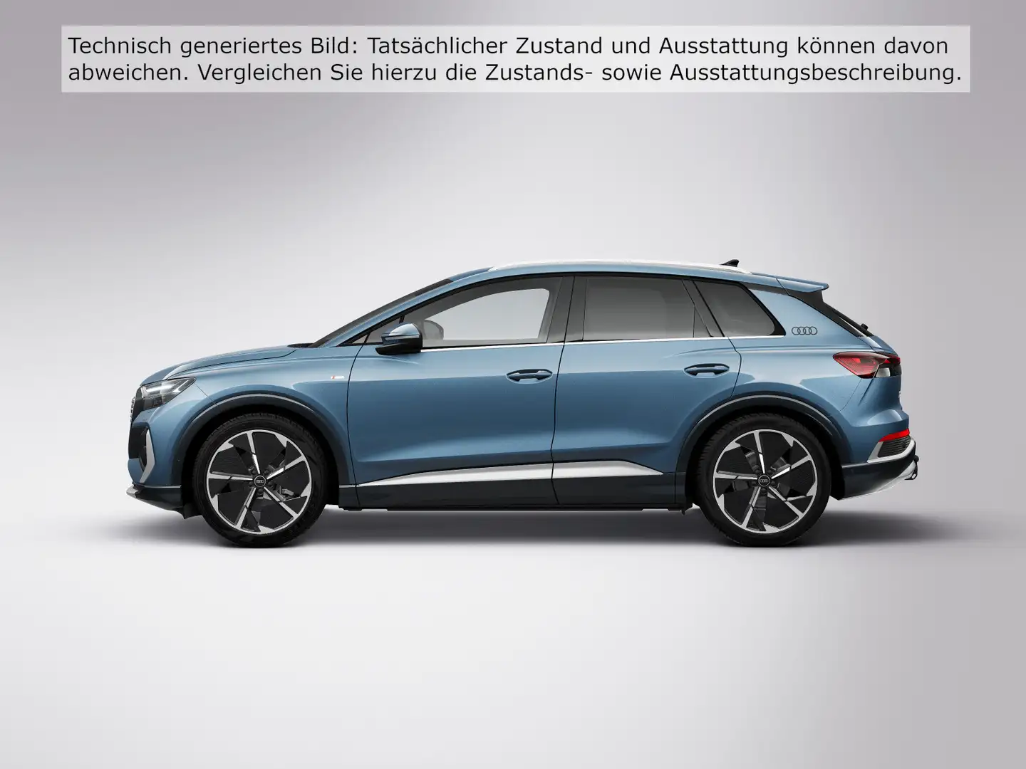 Audi Q4 e-tron 40 e-tron S LINE HUD AHK MAT-LED ACC Blau - 2