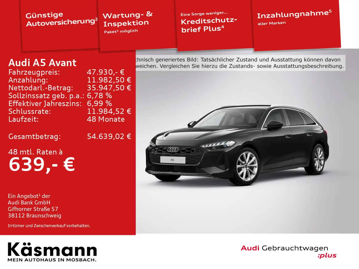 Audi A5 TDI ACC HUD KAM B&O SHZ PDC SPORTSITZ Schwarz - 2