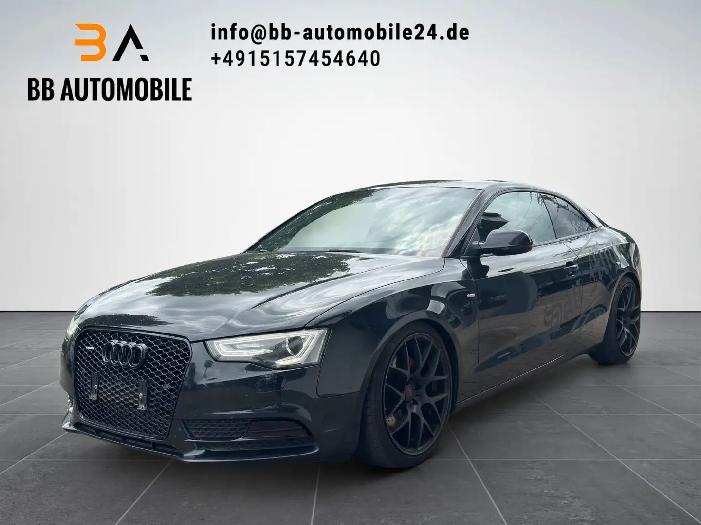 Audi A5 Coupe 3.0 TDI quattro S Line Sport XENON H&R Negro - 1