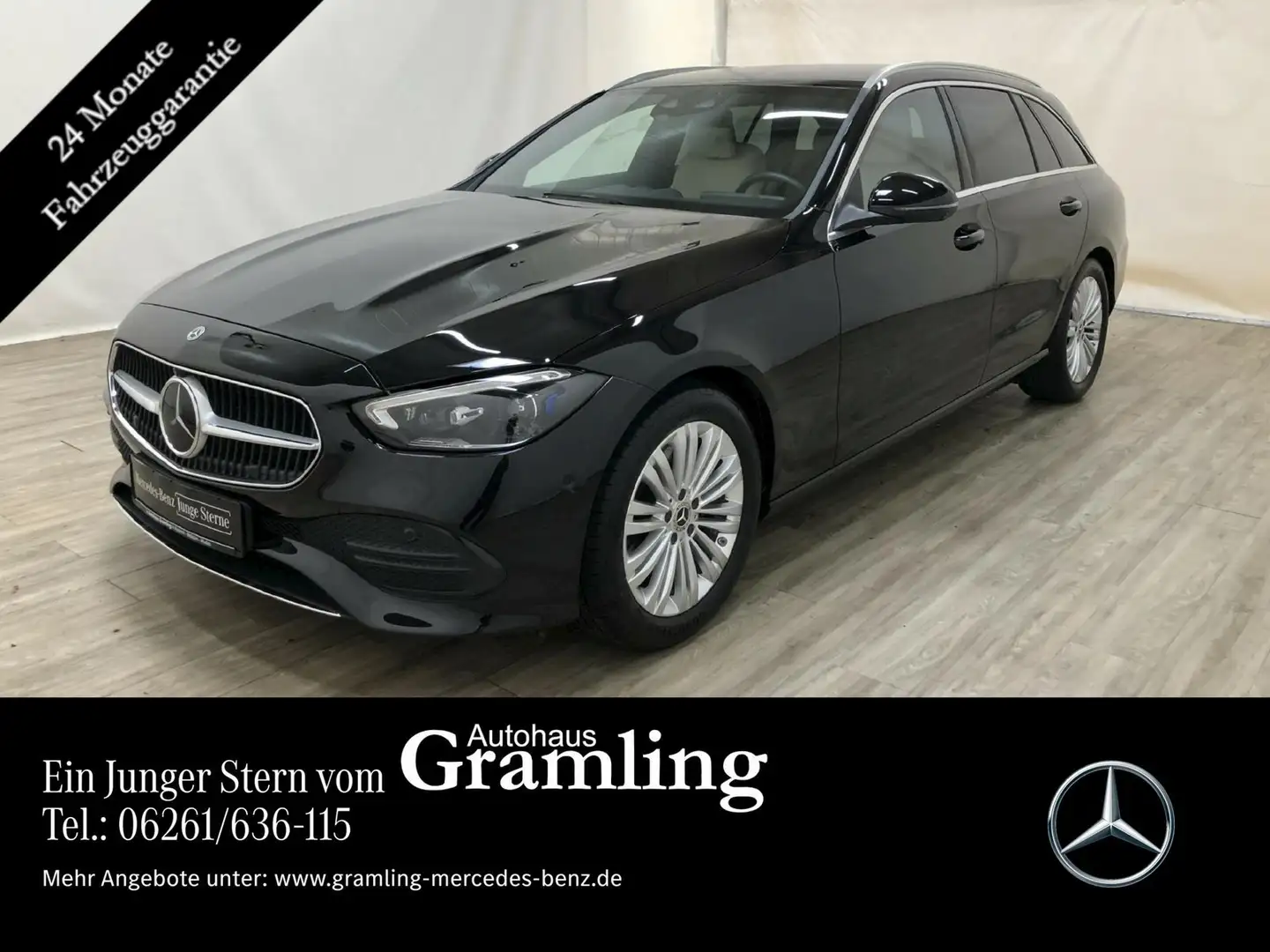 Mercedes-Benz C 200 dT AVANTGARDE Distr*AHK*DIGITAL LIGHT*Burm Schwarz - 1