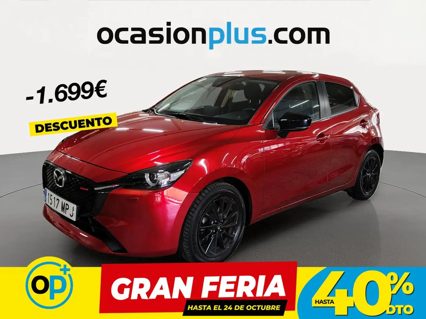 Mazda 2 1.5 e-Skyactiv G Homura Aka 66kW Rojo - 1