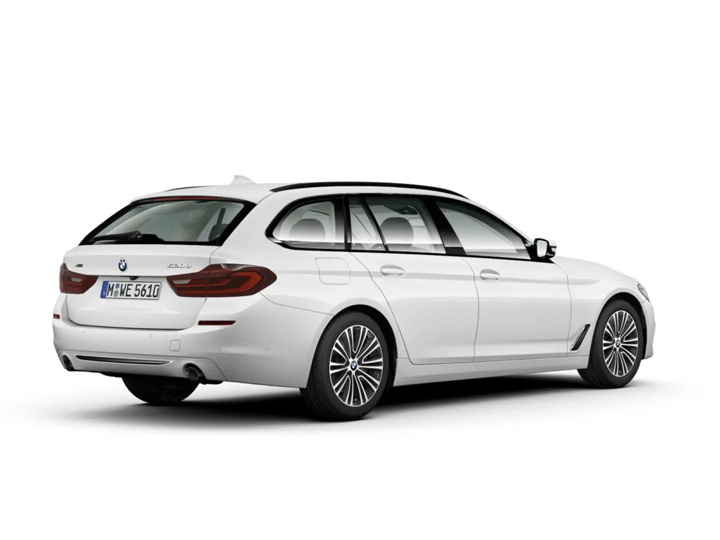 BMW 520 d Touring xDrive Sport Line LED NAVI SHZ Weiß - 2