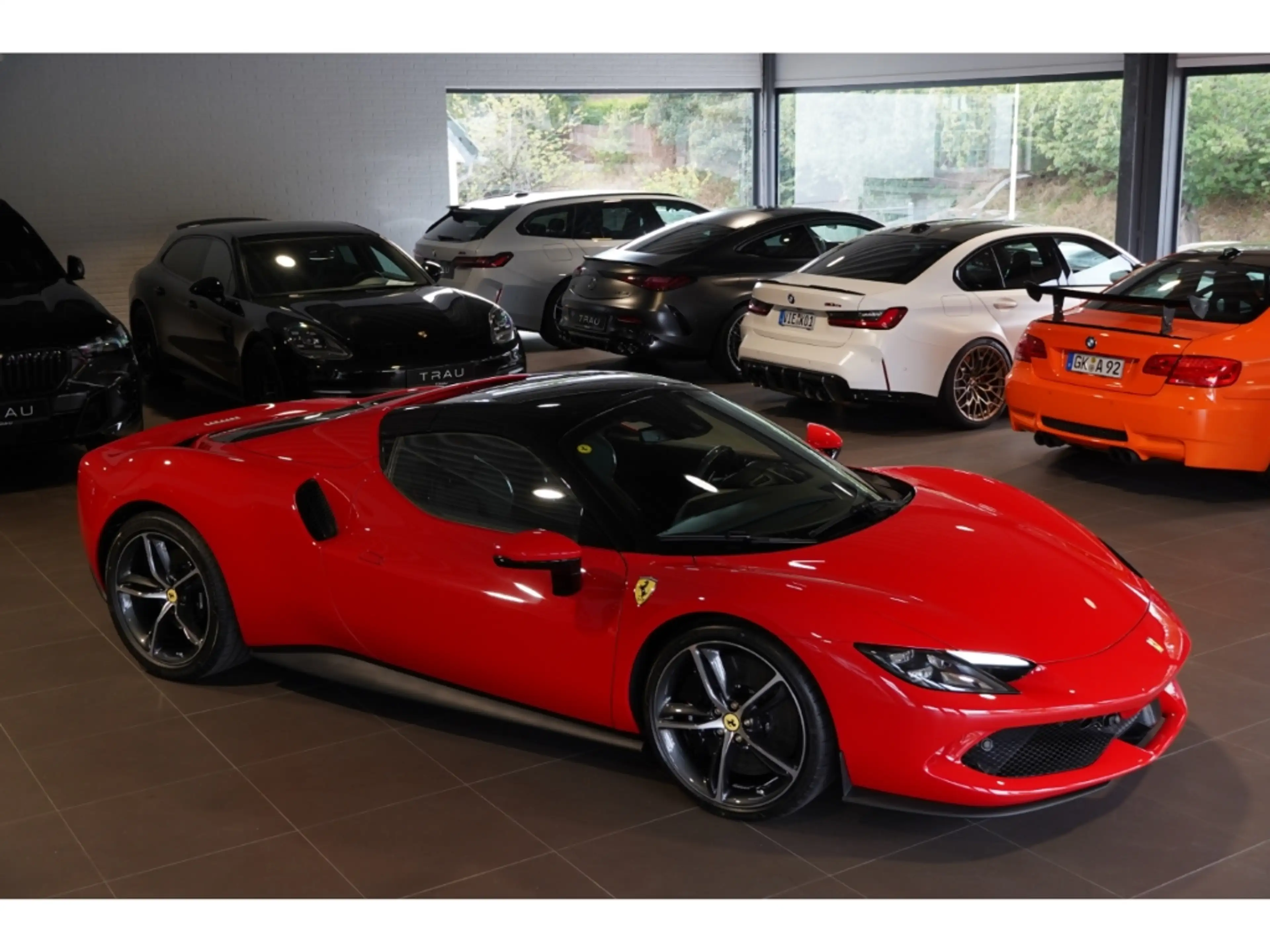 Ferrari 296 Lift MwSt Black roof PPF Daytona Seats