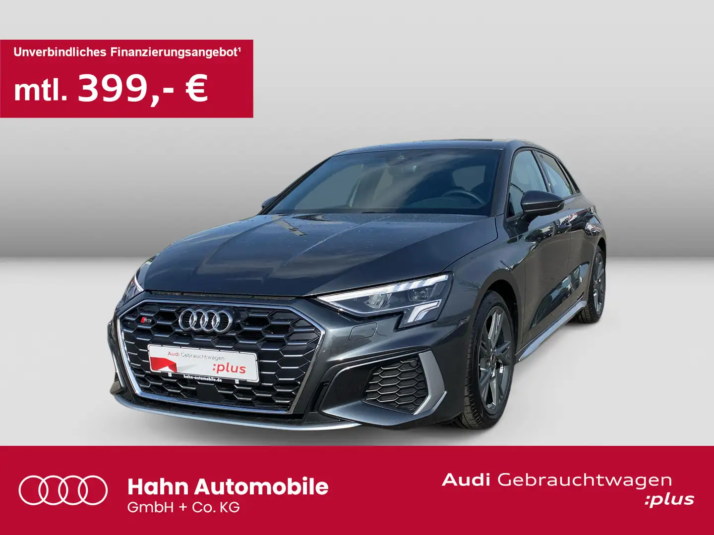 Audi S3 2.0TFSI qua S-Trc Virtual CAM LED Grau - 1