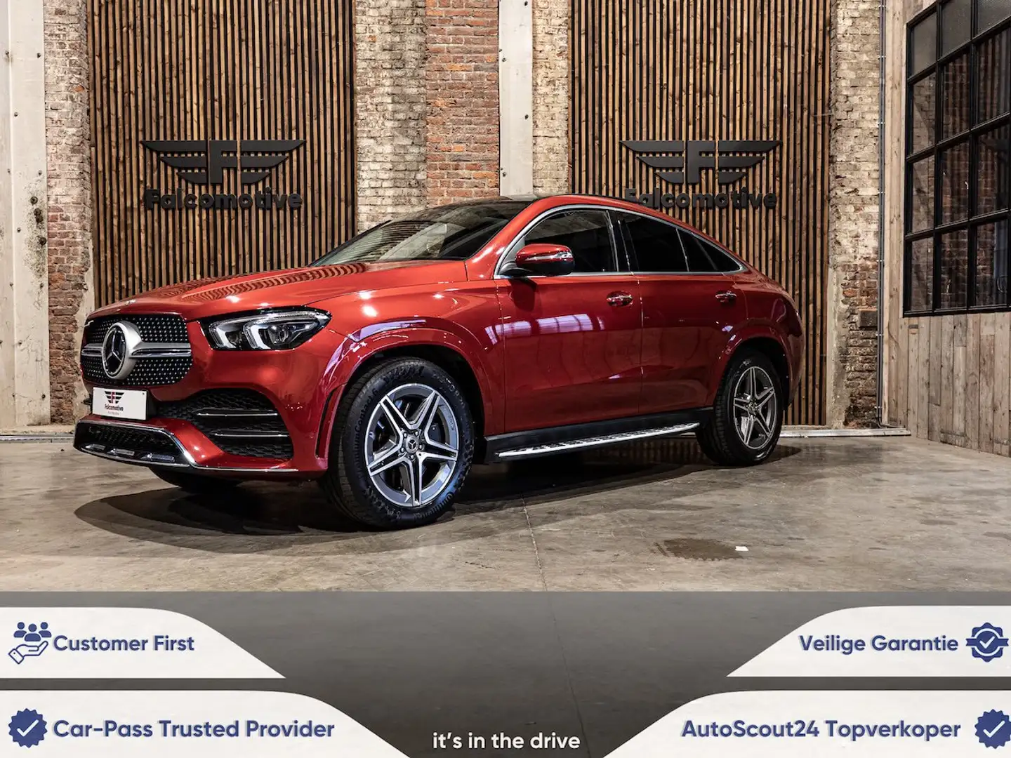 Mercedes-Benz GLE 350 350d*AUT*4-MATIC*AMG*PANODAK*MULTIBEAM*MBUX*COUPE* Rot - 1