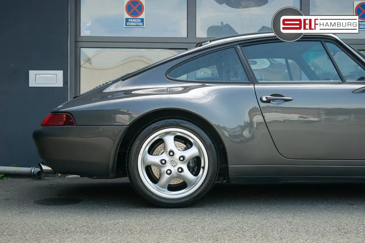 Porsche 993 C2 Schiefermetallic ohne Schiebedach Historie, foto 11