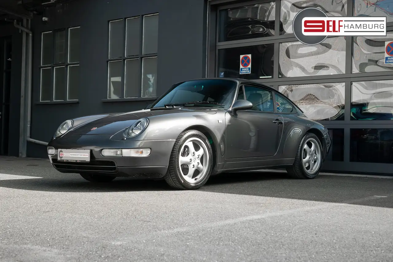 Porsche 993 C2 Schiefermetallic ohne Schiebedach Historie, foto 4