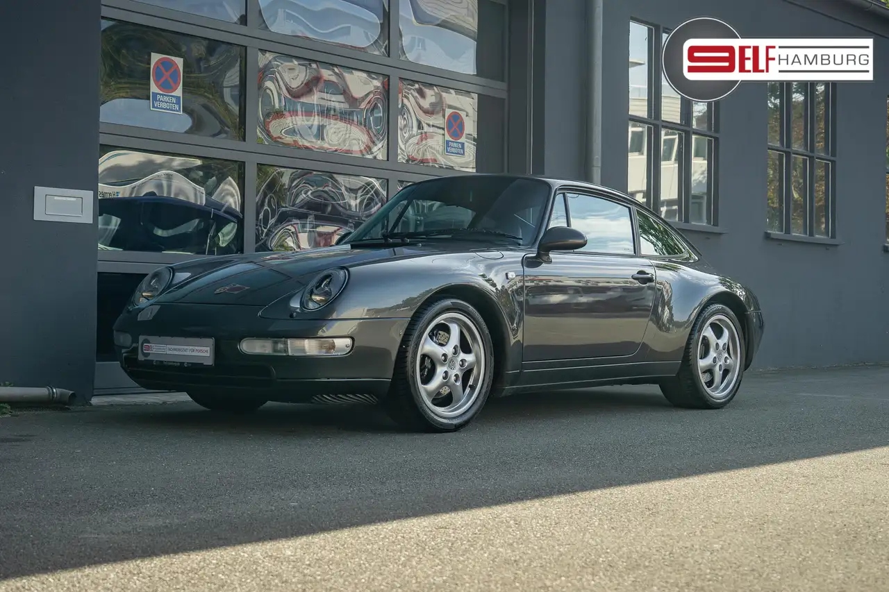 Porsche 993 C2 Schiefermetallic ohne Schiebedach Historie, foto 3