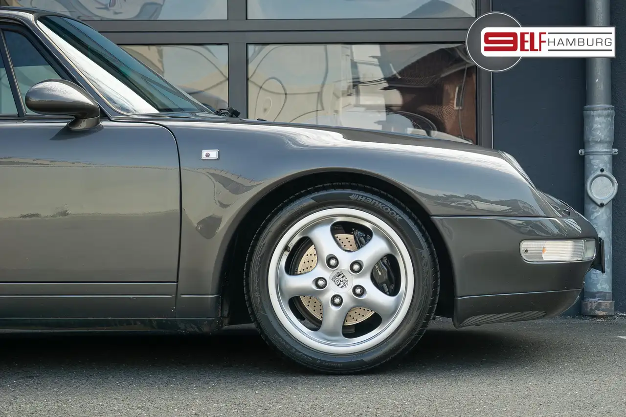 Porsche 993 C2 Schiefermetallic ohne Schiebedach Historie, foto 12