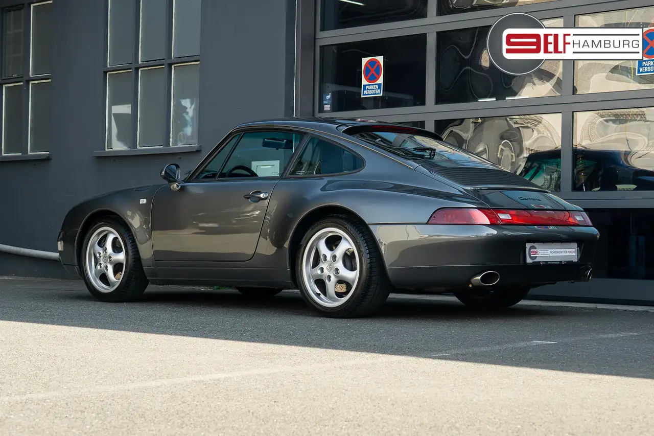 Porsche 993 C2 Schiefermetallic ohne Schiebedach Historie, foto 6