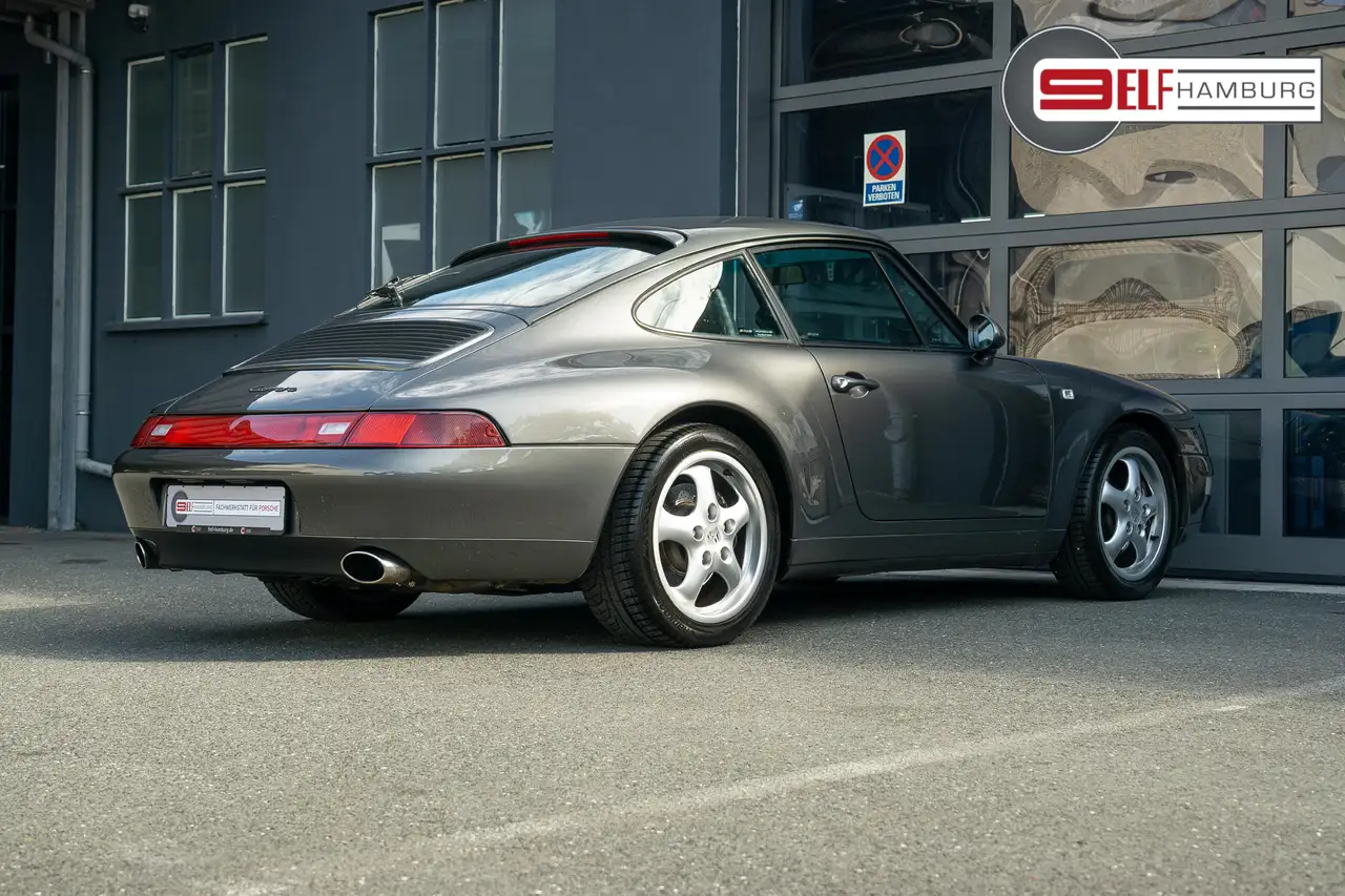 Porsche 993 C2 Schiefermetallic ohne Schiebedach Historie, foto 10