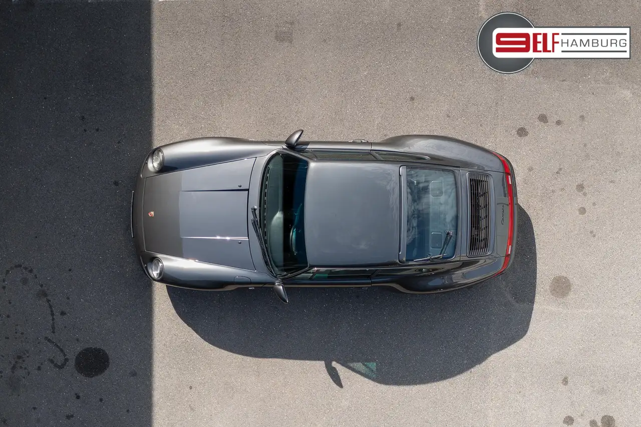 Porsche 993 C2 Schiefermetallic ohne Schiebedach Historie, foto 2