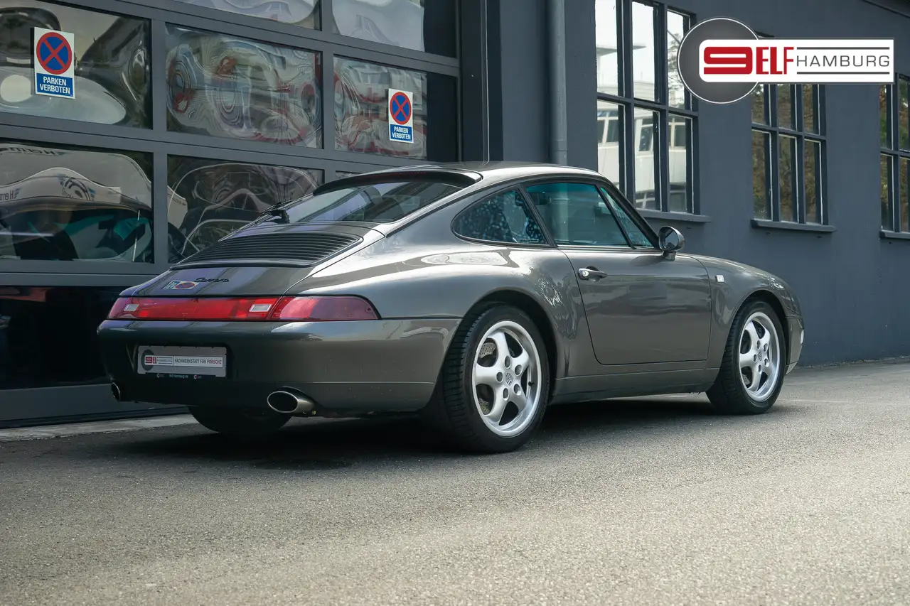 Porsche 993 C2 Schiefermetallic ohne Schiebedach Historie, foto 8