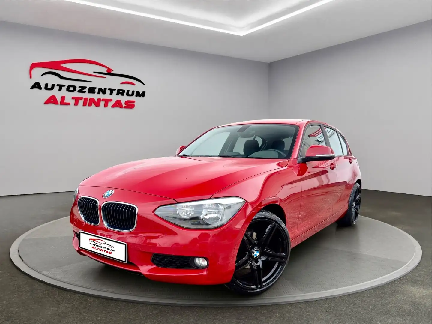 BMW 114 d*KLIMAAUT.*119TKM*PDC*AHK*ALU*TÜV 01-2027* Roşu - 1