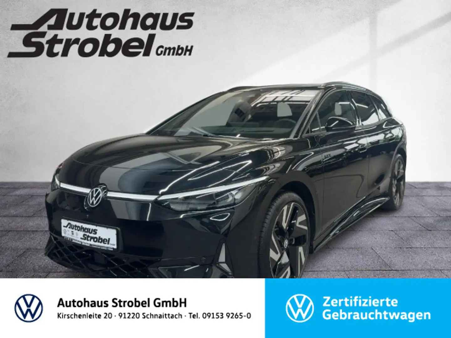 Volkswagen ID.7 Tourer GTX 4M ab 1,49% 91 kWh Wärmep. AHK N Schwarz - 1