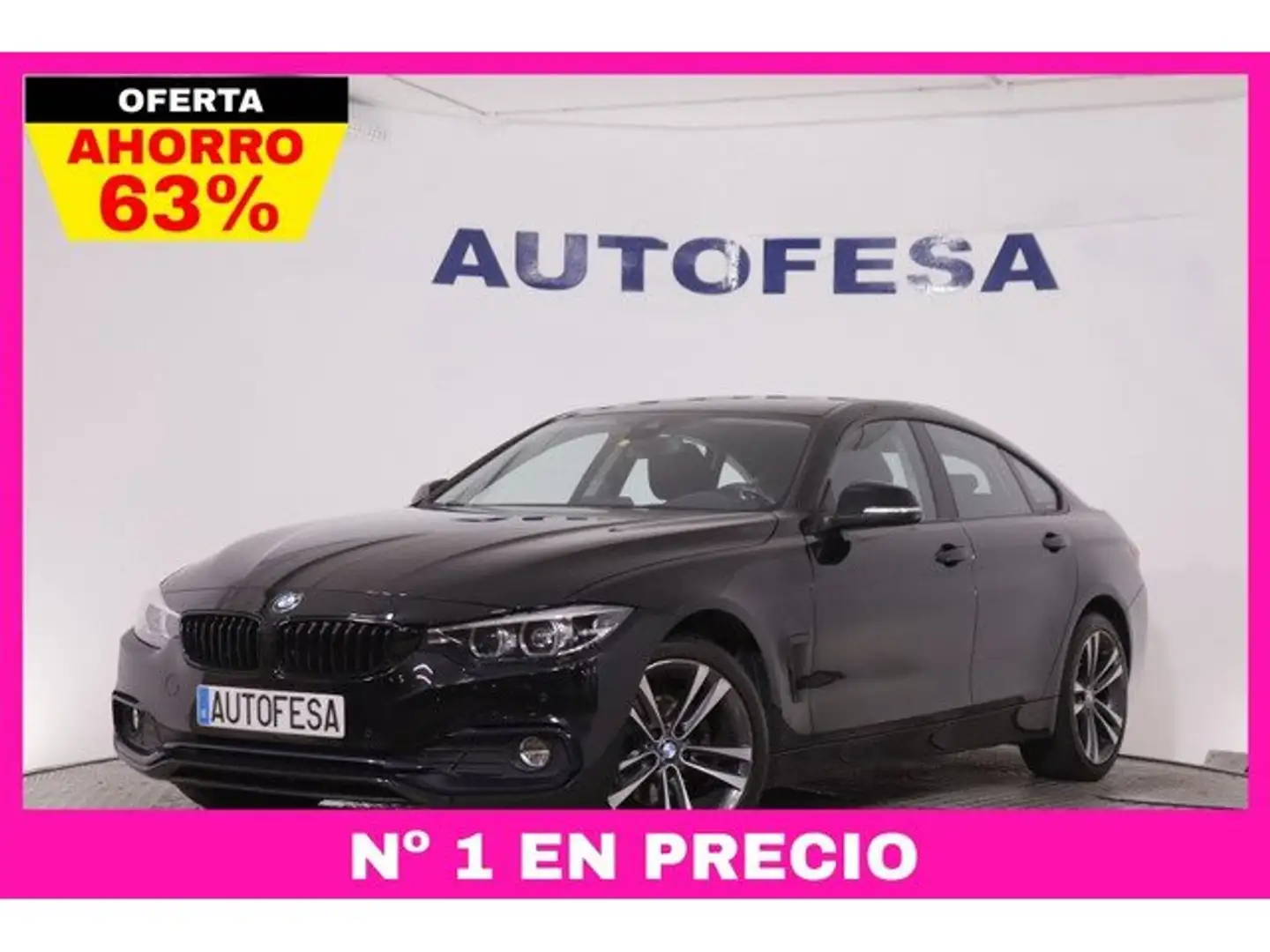 BMW 420 420dA Gran Coupé xDrive (4.75) Negro - 1