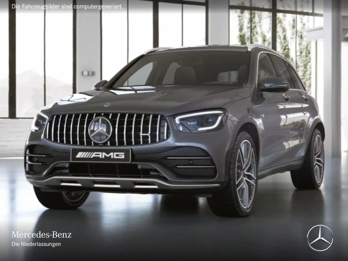 Mercedes-Benz GLC 43 AMG GLC 43 4M AMG+360+MULTIBEAM+FAHRASS+KEYLESS+9G Grau - 2