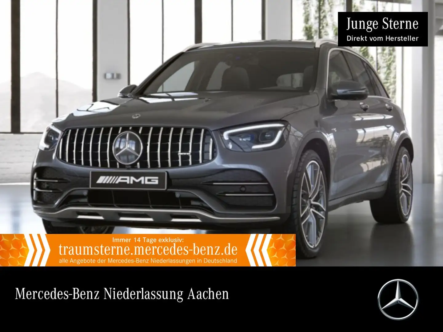 Mercedes-Benz GLC 43 AMG GLC 43 4M AMG+360+MULTIBEAM+FAHRASS+KEYLESS+9G Grau - 1