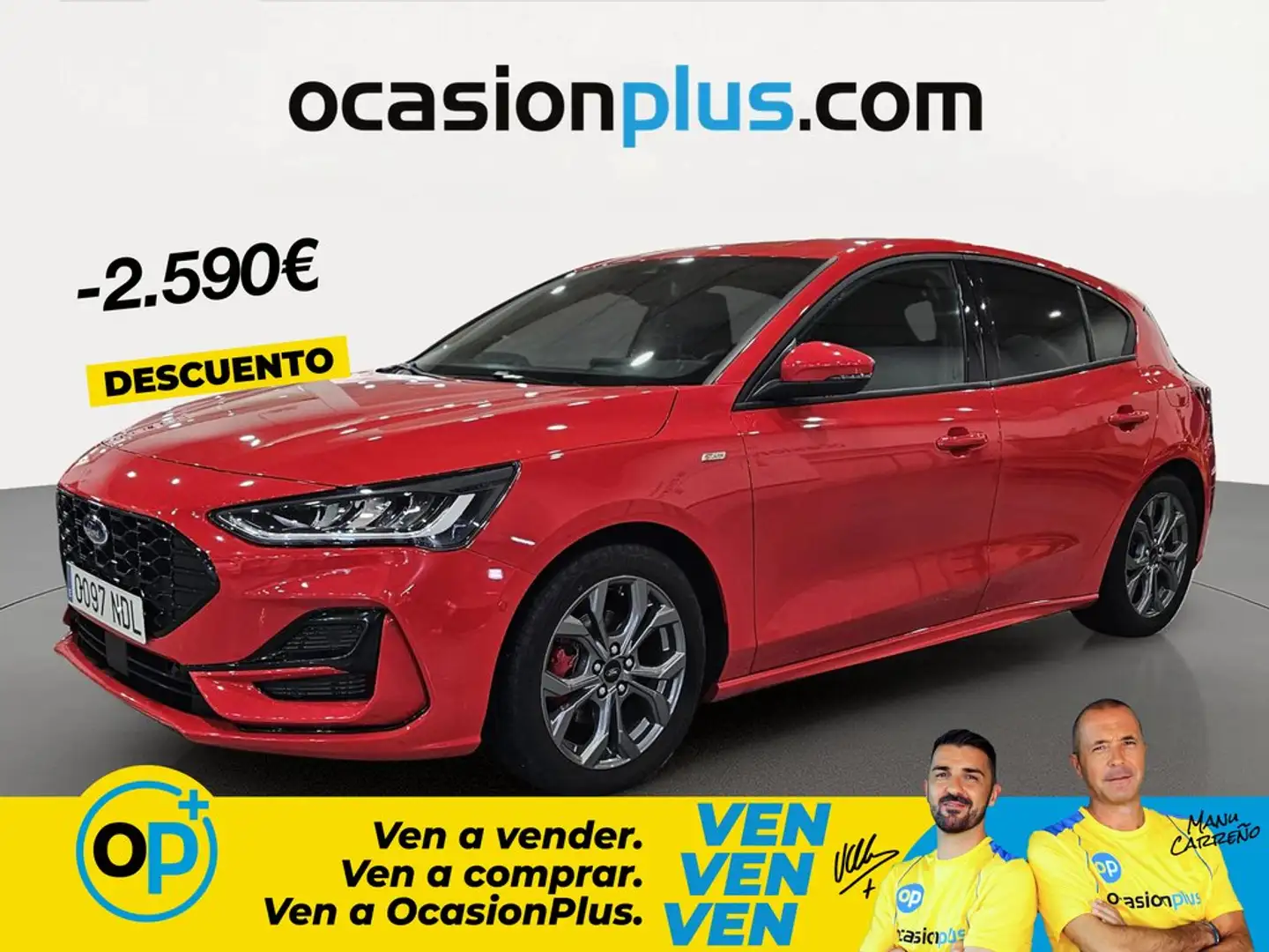 Ford Focus 1.0 Ecoboost MHEV ST-Line X 155 Aut. Rojo - 1