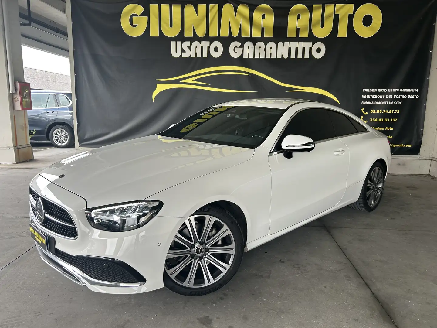 Mercedes-Benz E 200 Classe E - Coupe mhev (eq-boost) Premium auto Bianco - 1