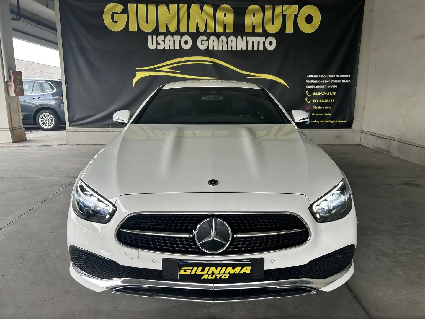 Mercedes-Benz E 200 Classe E - Coupe mhev (eq-boost) Premium auto Bianco - 2